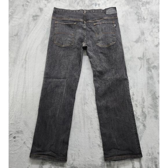 C1RCA Jeans Mens 38 Black Wash Baggy Fit Skateboarding Streetwear Y2K Skater - Picture 3 of 14